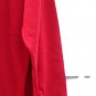 Copacabana Women's Red Pant Suit with Black Beads Trim Medium    001