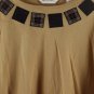 Bechamel Brown Women's Top Blouse Long Sleeve Pullover XL 054