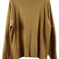 Bechamel Brown Women's Top Blouse Long Sleeve Pullover XL 054
