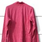 Eddie Bauer Red Striped Women's Long Sleeve Shirt Pullover High Neck Size XL 011