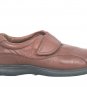 Footsmart Men's Comfort Shoes Brown Leather Adjustable Strap Size 12 M