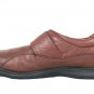 Footsmart Men's Comfort Shoes Brown Leather Adjustable Strap Size 12 M