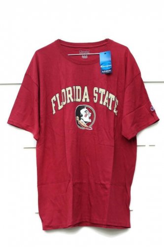 Champion Authentic Athletic Apparel Red Men's Florida State Tee Shirt Sz XL  001