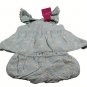 Isaac Mizrahi Blue Floral 3 Pc Girls Outfit Dress Short Headband 18M 028