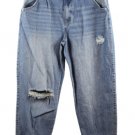 Arizona Jean Blue Women's Denim Mom Jean High Rise Semi Relaxed 13 050