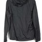 Iceburg Black Men's Windbreaker Light Jacket Front Zip Hoody Medium 014
