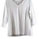 Amazon Essentials White Women's Casual Shirt V Neck Long Sleeve Pullover XXL 013 Amazon Essentials White Women's Casual Shirt V Neck Long Sleeve Pullover XXL 013