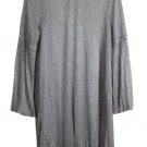 LC Condrad Women's Metallic Shift Dress Long Sleeve Lined XL 019