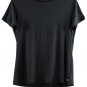 Amazon Essentials Black Women's T-Shirt Short Sleeve Pullover Crewneck Large 042