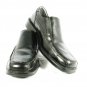 George Men's Casual Black All Man Made Slip On Loafer Bicycle Toe Shoes Size 8.5