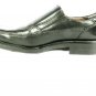 George Men's Casual Black All Man Made Slip On Loafer Bicycle Toe Shoes Size 8.5
