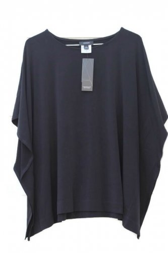 Alfani Elements Black Women's Top Blouse Flared Sleeves Size Small 010