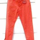 Mossimo Supply Co Women's Orange Skinny Jeans Lower Waist Straight Hip Sz 5 004 Mossimo Supply Co Women's Orange Skinny Jeans Lower Waist Straight Hip Sz 5 004