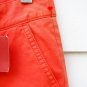 Mossimo Supply Co Women's Orange Skinny Jeans Lower Waist Straight Hip Sz 5  004