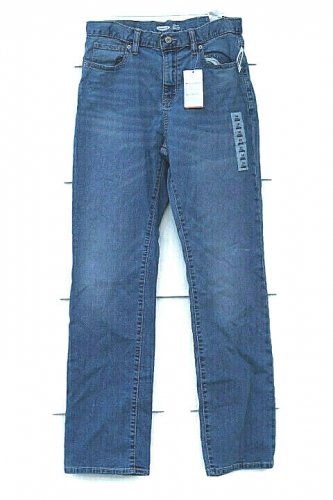 Old Navy Straight Built In Tough Flex Women's Denim Blue Jeans Size 18  013