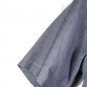Benjamin Row Blue Men's Blended Oxford Dress Shirt Short Sleeve Medium 001