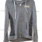 Body Instinct Gray Women's 2Pc Sweatshirt Front Zip Pullon Pant Stretch Set  014
