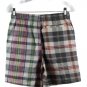 Free Assembly Solid Plaid Boys 2 Piece Doc Shorts XL 14/16 005
