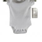 Rachel Zoe White Ribbed Infant Girl/Boy One Piece 6-9Medium 052
