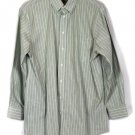 Stafford Green Striped Men's Long Sleeve Dress Shirt Button Down 16 014 Stafford Green Striped Men's Long Sleeve Dress Shirt Button Down 16 014