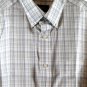 Eddie Bauer Plaid Men's Dress Shirt Short Sleeve Button Down Large 002