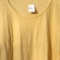 Cato Yellow Women's Short Sleeve Shirt Braided Sides 18/20W  022