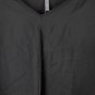 Que Zhu Black Women's Top Blouse Short Sleeve Pullover V Neck  2XL 053