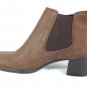 Chadwick's Brown Women's Ankle Boots Leather Upper Slip On Size 10M