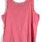 JH Collectibles Orange Women's 2Pc  Dress Shirt Blazer Tank Set 2X 025