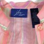 JH Collectibles Orange Women's 2Pc  Dress Shirt Blazer Tank Set 2X 025