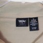Mossimo Stretch Brown Women's 3/4 Sleeve Collared Top Blouse Lace Tie 1X 043