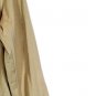 Mossimo Stretch Brown Women's 3/4 Sleeve Collared Top Blouse Lace Tie 1X 043