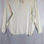 Dressbarn White Women's Pullover Long Sleeve Stretch Sweater 14/16 027