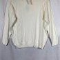 Dressbarn White Women's Pullover Long Sleeve Stretch Sweater 14/16 027