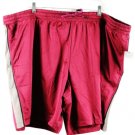 Athletic Works Red Men's AW Track Short Drawstring Elastic Waist 3XL 006 Athletic Works Red Men's AW Track Short Drawstring Elastic Waist 3XL 006