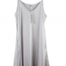 MisFay White Women's Sleeveless Full Slip Sleepdress Camisole Medium 028 MisFay White Women's Sleeveless Full Slip Sleepdress Camisole Medium 028