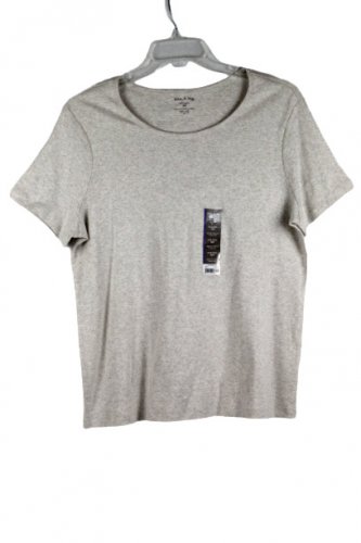 White Stag Beige Women's Top Shirt Short Sleeve Pullover Casual XXL 005