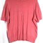 Real Clothes Pink Women's Knit Top Blouse Short Sleeve 2X 042