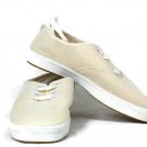 Laguna Women's Canvas Walking Shoes Beige Lace Up Size 8