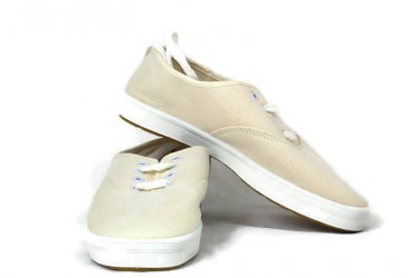 Laguna Women's Canvas Walking Shoes Beige Lace Up Size 8