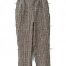 Fashion Nova Plaid Brown Women's Executed The Task Plaid Trousers Size M   012