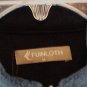 Fuinloth Black Women's Vest Full Front Zip Closure Medium 053