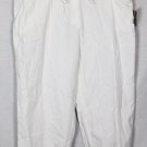 Sag Harbor White Women's Cropped Pants Tie Waist Size 22W 035