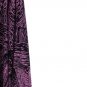 Dana Buchman Pink Black Women's Top Blouse 3/4 Sleeve V Neck  Slit Sides 1X 005