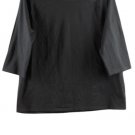 Hanes Black Women's Long Sleeve Shirt Pullover XXL 013