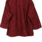 Sag Harbor Red Women's 2PC Button Up Blazer &Short Sleeve Top Blouse 1X 024