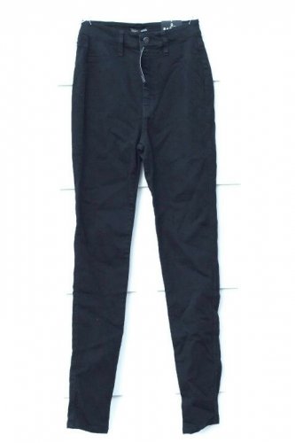 Fashion Nova Black Women's Classic High Waist Skinny Jeans Size 9  022