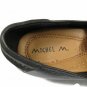 Michel M. Cherry Women's Clogs Pumps Buckle Low Heels Black Leather Size 9M