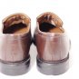 George Carlose Men's Casual Shoes Brown Leather Slip On 12