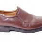 George Carlose Men's Casual Shoes Brown Leather Slip On 12